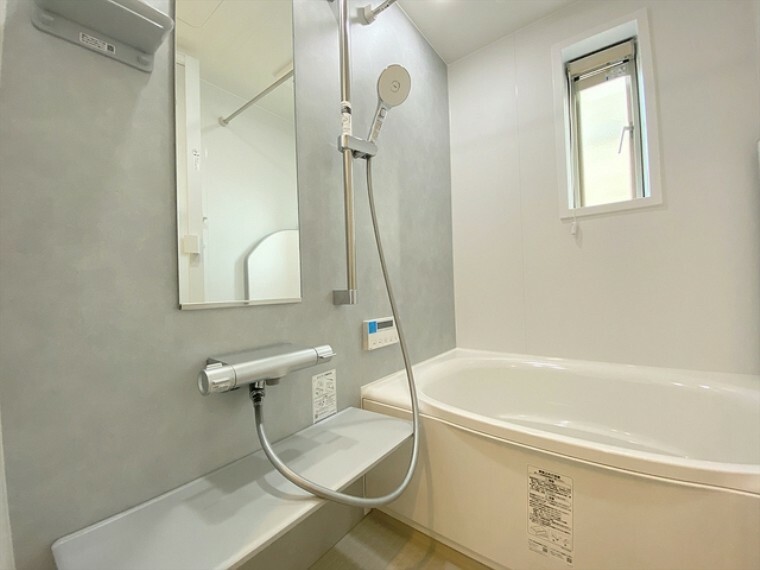 一日の疲れを癒すための心地よい浴室はゆとりあるサイズを採用。浴室乾燥機付き！汚れにくくお手入れしやすい浴室です。<BR/>■国立市谷保　新築一戸建て■