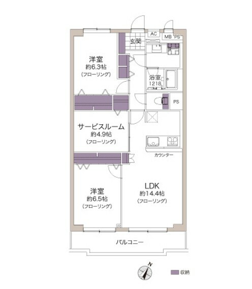 間取り図 2SLDK