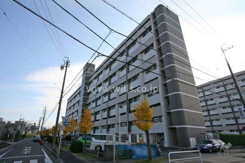 外観写真 天白第3住宅1号棟の外観（北西側から）。名古屋市住宅供給公社分譲で、総戸数は250戸です！