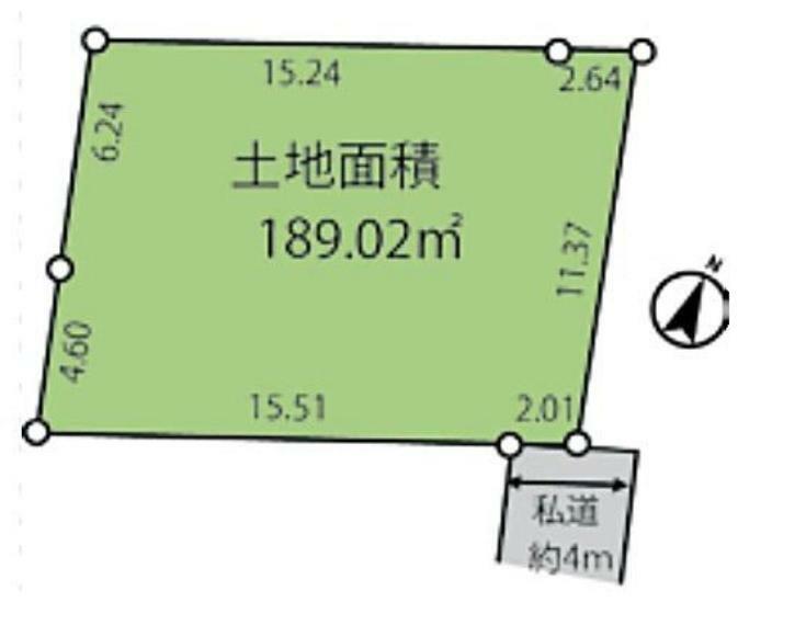 土地図面 建築条件なしにつきお好きなハウスメーカーで建築可能！小さなお庭も出来る広々とした土地です！陽当たり良好！