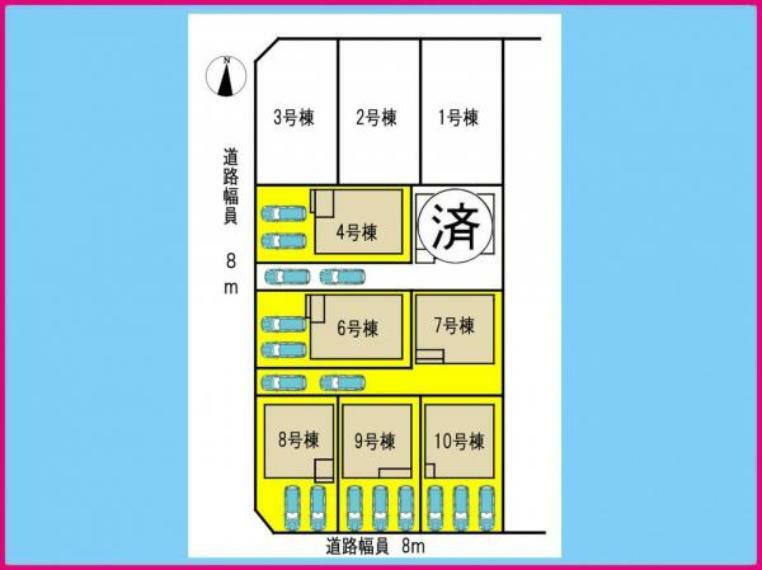 区画図 6号棟　区画図