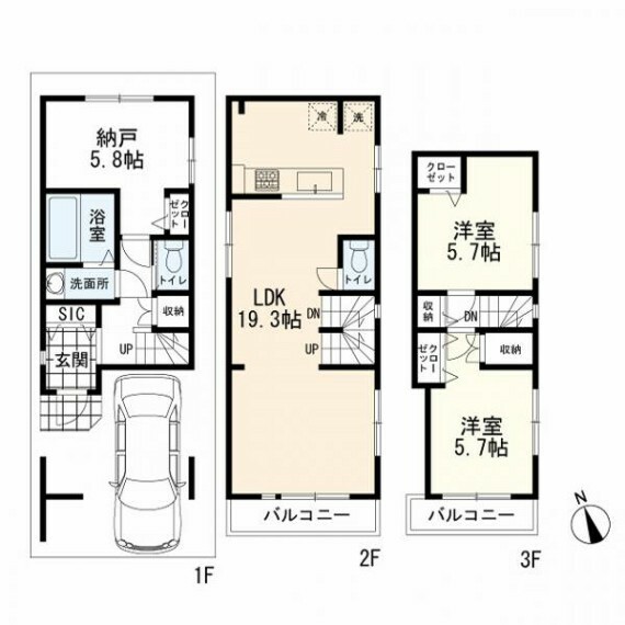 間取り図 間取図　2SLDK