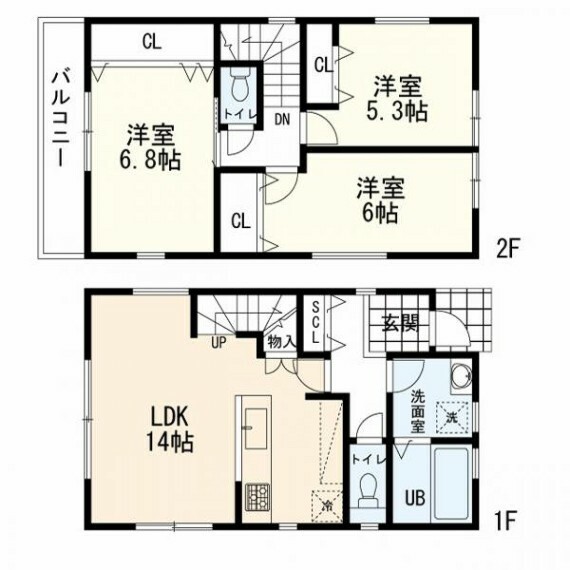 間取り図 3LDK