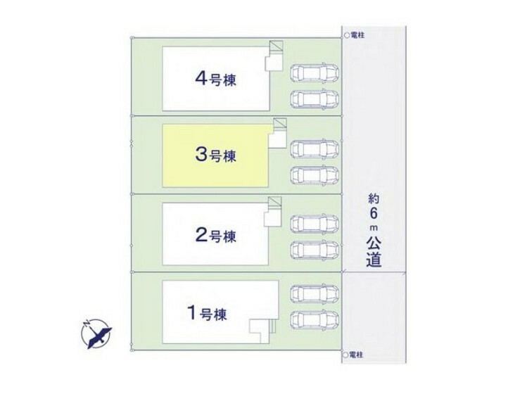 区画図 区画図:3号棟