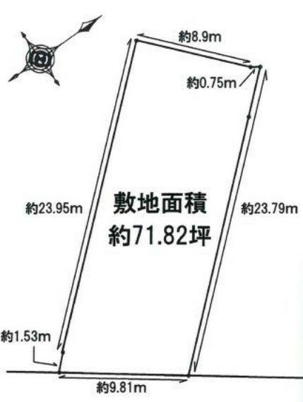 土地図面 間取図