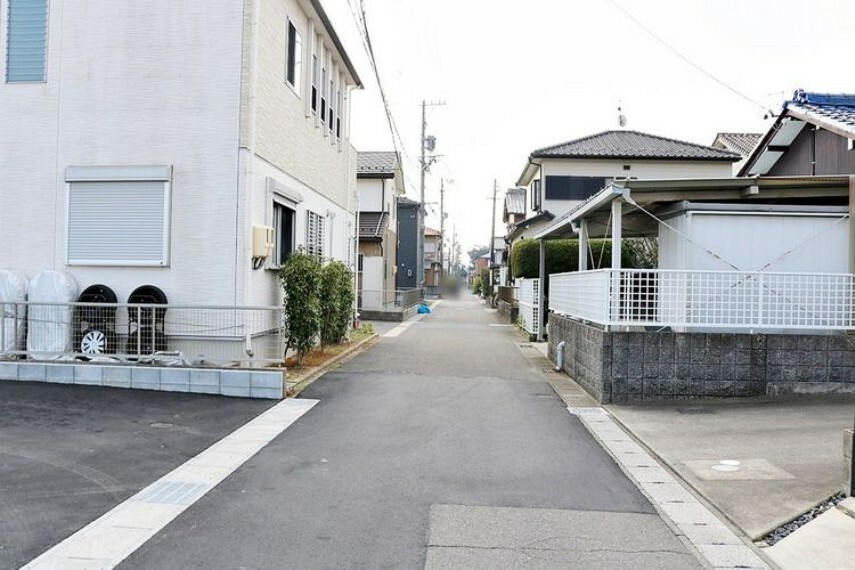 現況写真 前面道路含む現地写真