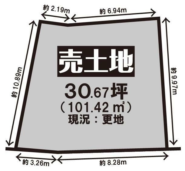 区画図 【39号地】土地価格1994万円、土地面積101.42平米