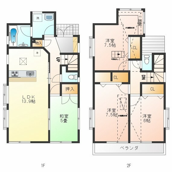 間取り図 間取り:4LDK