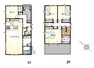 間取り図 南向きで明るい16.8帖のLDK、独立した4.5帖居室はワークスペースや将来的にも便利ですよ。各所収納豊富。