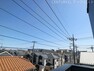 眺望 バルコニーからの眺望です。お天気の良い日には青空が広がります。