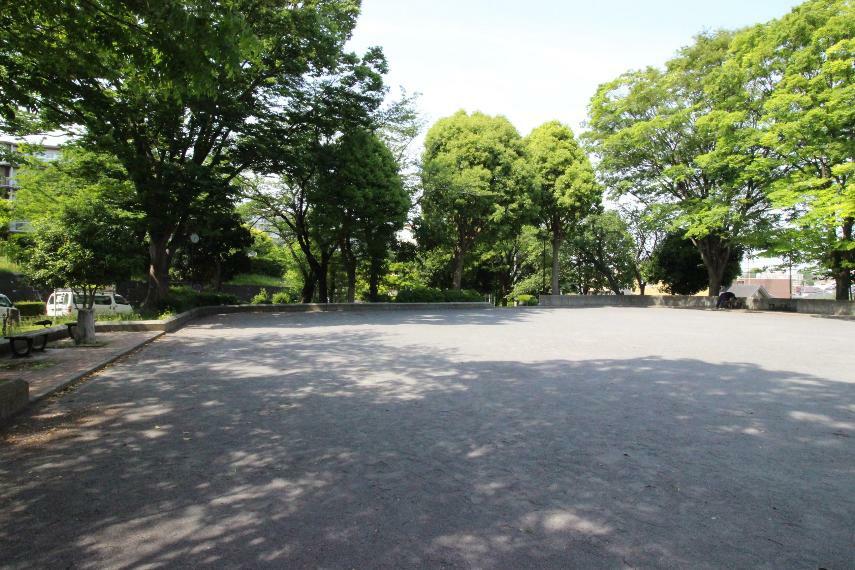 下永谷八木中央公園（近隣のサッカーチームなどの練習にも使われているグランド。小高い丘の上にある近隣公園。）