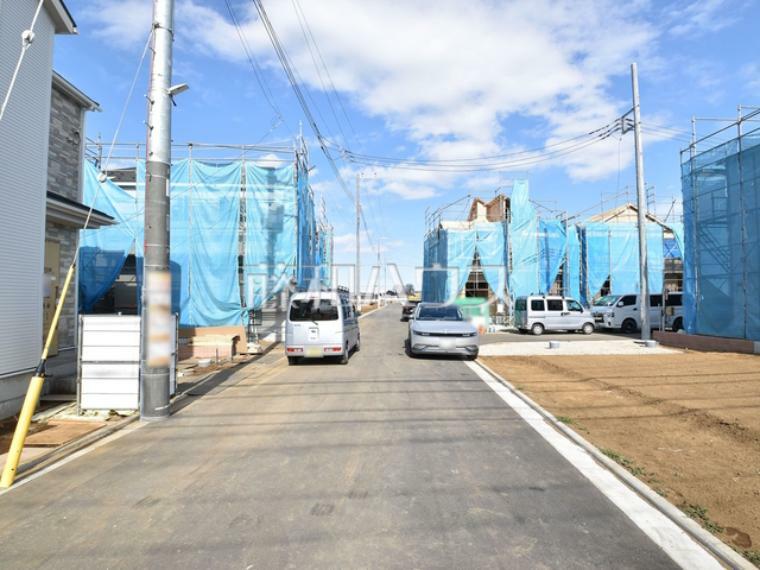 現況写真 接道状況および現場風景　【立川市西砂町1丁目】