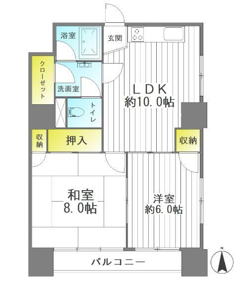 間取り図 全室収納スペース完備！ リノベーションでお好きな間取りに変更可能です！