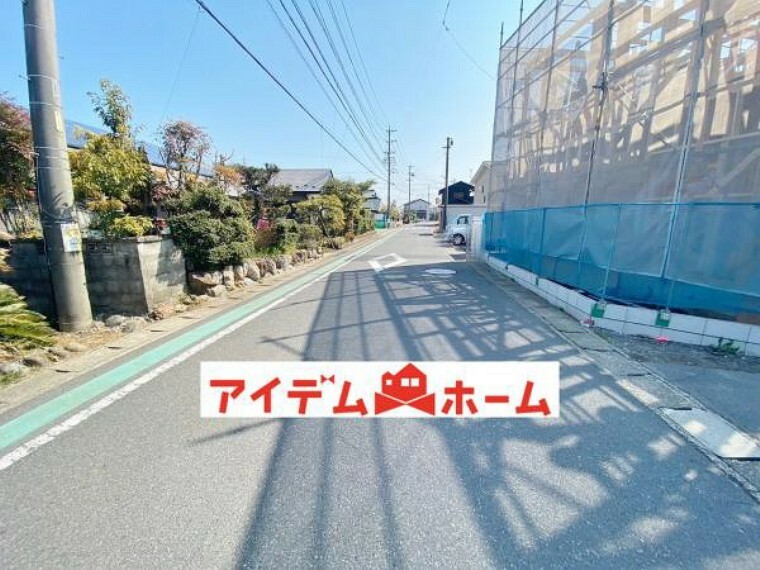 現況写真 前面道路 2024年3月14日撮影