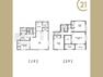 間取り図 4LDK。土地161.48平米（約48.84坪）建物106.00平米（約32.06坪）。収納豊富な全室収納付き。16 帖のLDKは、ご家族が自然と集まる空間です。