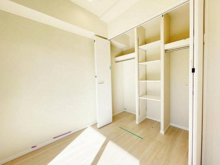 収納 収納スペースが確保されていればスッキリ広々とお部屋を有効的にお使いいただけます