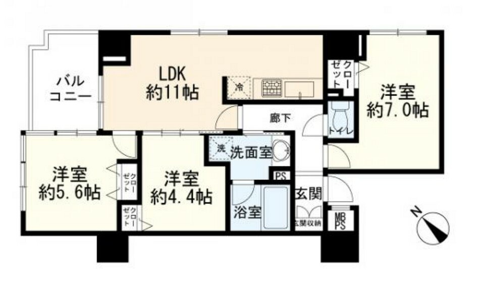 間取り図 3LDK