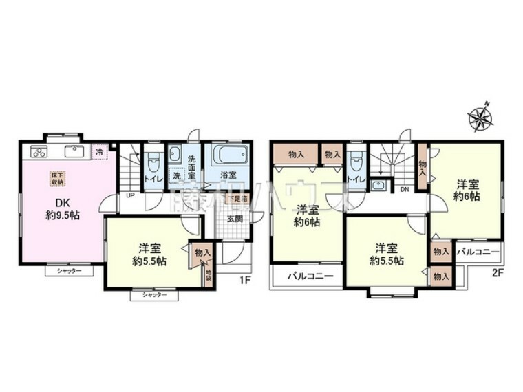 間取り図 間取図　【練馬区大泉学園町3丁目】