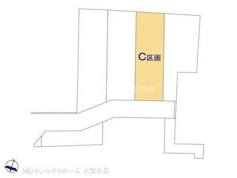 区画図 図面と異なる場合は現況を優先