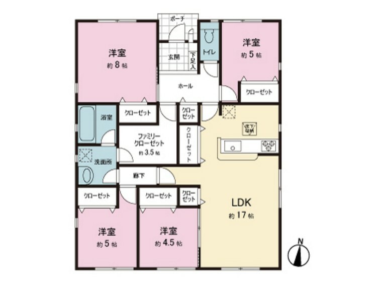 間取り図 間取図。図面と異なる場合は現況を優先。