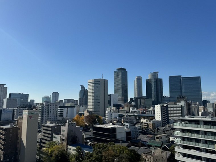 眺望 お住まいからは、名古屋駅のビル群の眺望がご覧いただけます。
