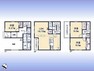 間取り図 間取:2階に対面キッチン付LDK1、3階洋室3室2、3階に南向きバルコニー