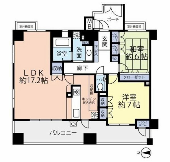 間取り図 間取り:2LDK