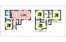 間取り図 4LDK＋納戸、ウォークイン、2面バルコニー【建物面積105.05m2（31.77坪）】
