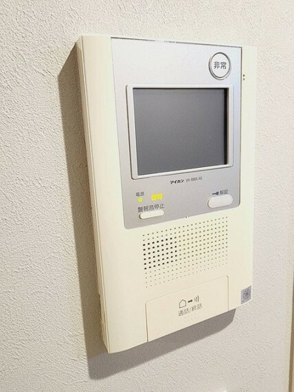 TVモニター付インターホンでセキュリティ面にも配慮。