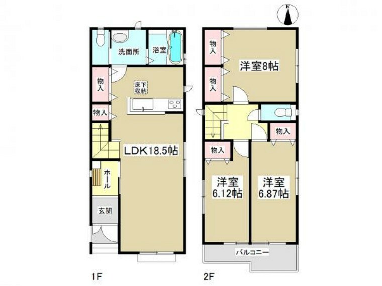 間取り図 ●1号棟間取り●