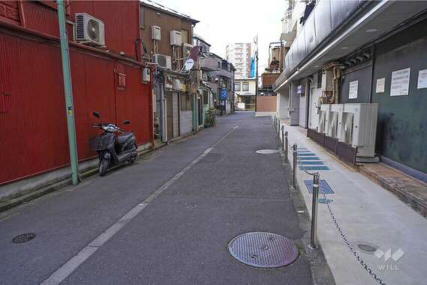 現況写真 敷地西側の前前面道路