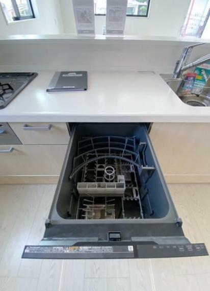 発電・温水設備 食洗器乾燥機 洗い物の時間を短縮！ビルトインの食洗機付き