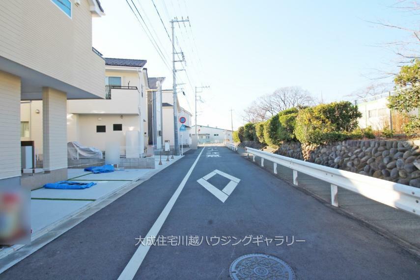 現況写真 13号棟:前面道路　現地写真2024.1.12撮影