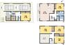 土地図面 建物参考プラン 建延133.57平米　建物価格2500万円