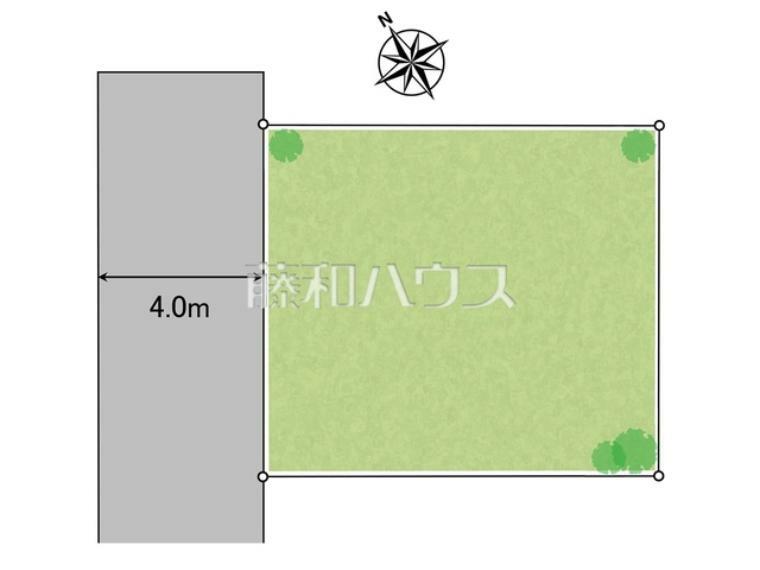 区画図 全体区画図　【所沢市和ケ原1丁目】