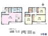 参考プラン間取り図 9号地　建物プラン例（間取図）　【三鷹市上連雀6丁目】