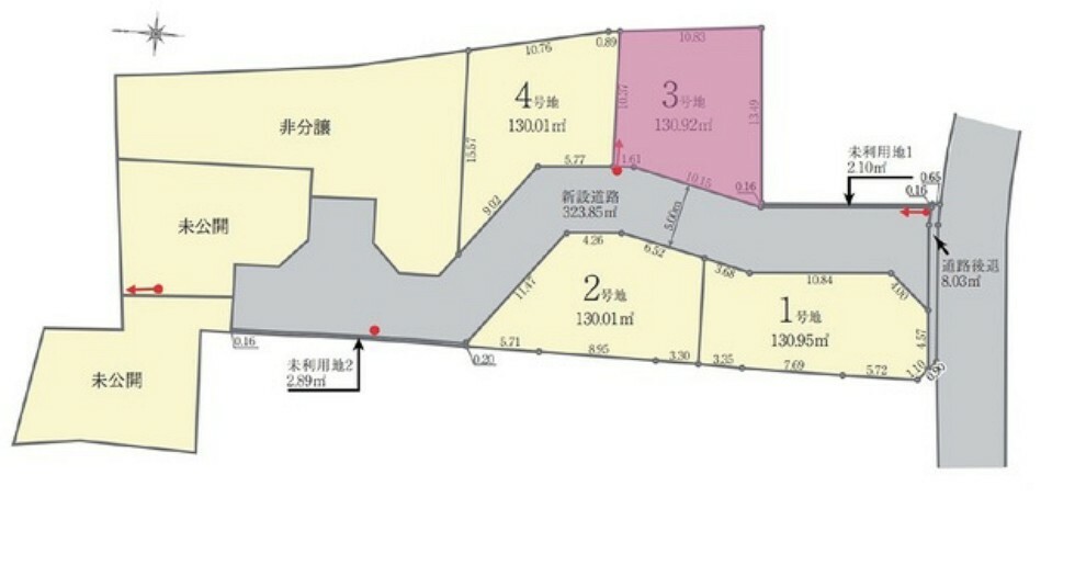 土地図面 3号地区画図■日野市日野本町4　売地■