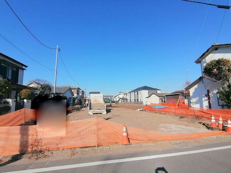 現況写真 建築条件なしの売地、4区画です。■日野市日野本町4　売地■