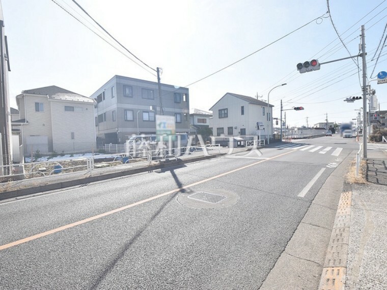 現況写真 接道状況および現場風景　【東村山市秋津町2丁目】