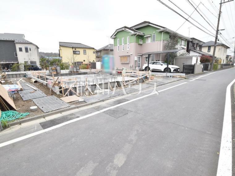 現況写真 接道状況および現場風景　【八王子市長沼町】