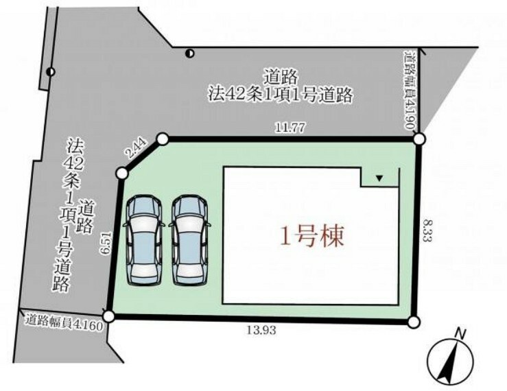 区画図 【間取り図・図面】区画図