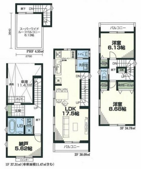 間取り図 動線の良い間取りは住む人の使いやすさを一番に考えた設計です！計算されたゆとりとひかりが空間を演出!!永く住むを念頭に日々変化していくライフスタイルにも対応できるように思いやりのつまった間取りです！