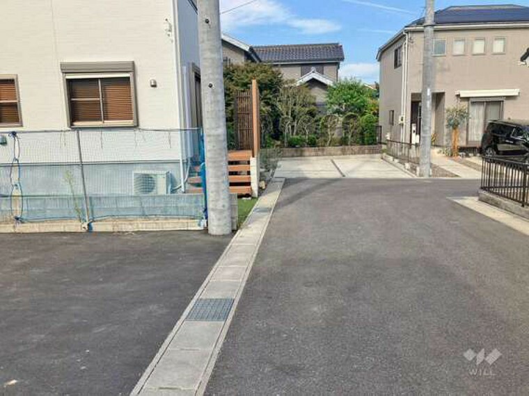 現況写真 物件の東側前面道路（南側から）