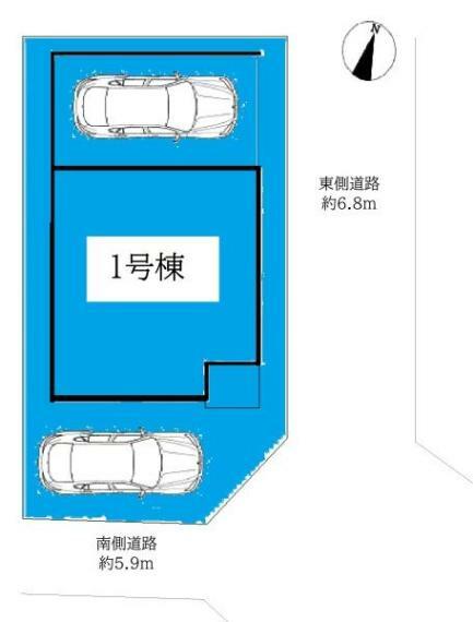 現況写真 敷地面積:87.14平米　お車は2台駐車可能