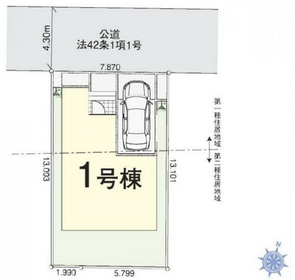 区画図 ■JR埼京線『南浦和』駅まで徒歩18分の利便性！