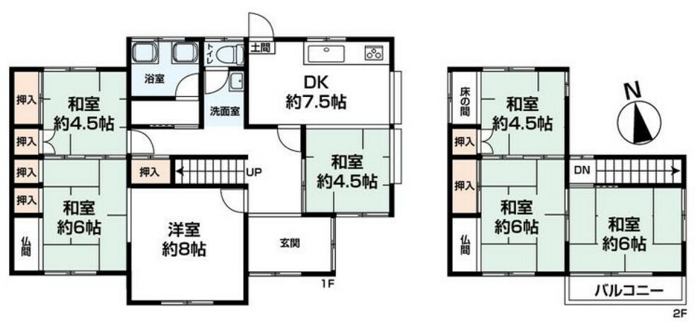 間取り図 家族ともコミュニケーションを取りやすい配置となっており、日々の生活を満たしてくれるお部屋となっております。是非、一度ご覧ください。