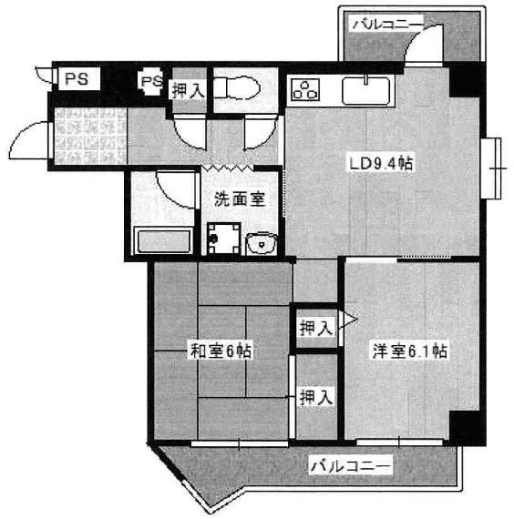 間取り図 図面より現況を優先します。