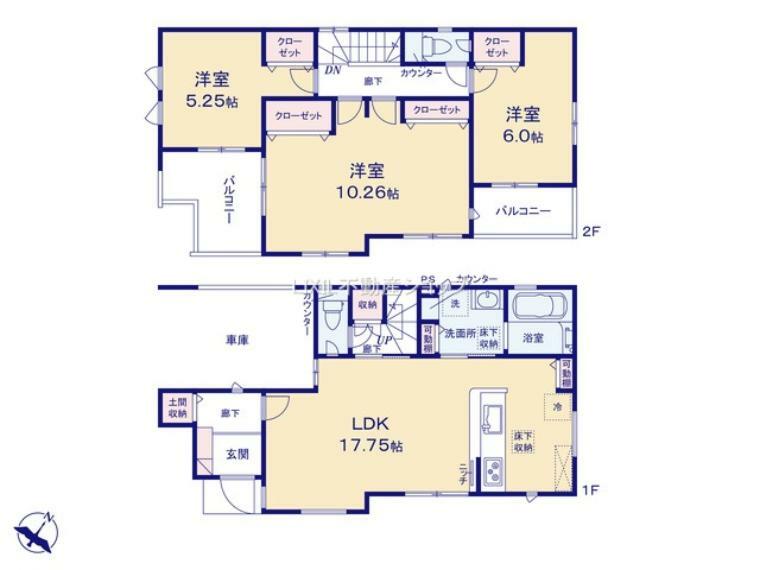 間取り図 【間取り図】間取り図です。