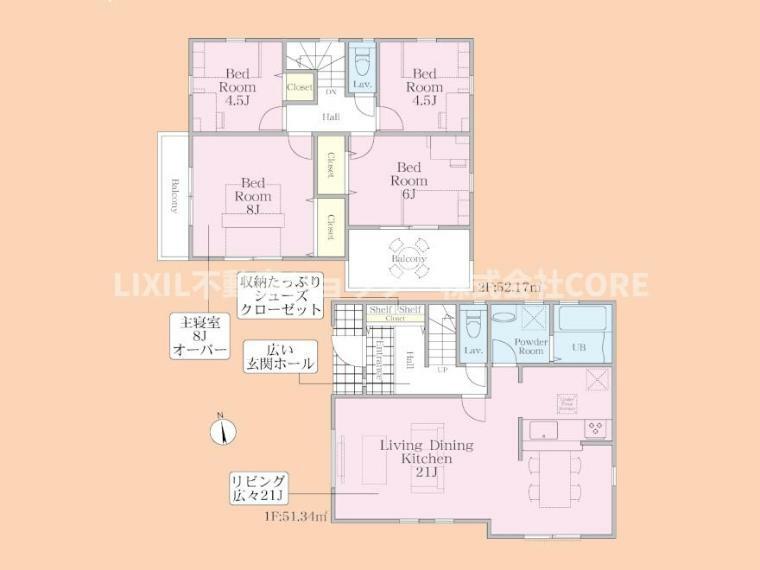 間取り図 周辺環境・街並など、資料には掲載していない情報が現地にはたくさんございます。是非ご確認下さい