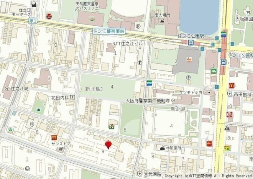 区画図 ハウスドゥ住之江では送迎サービスにも対応しております。営業車に店舗名などの掲示はございませんので安心してご用命下さい